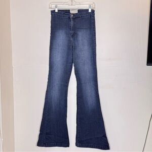 Altar'd State | Indigo Flare Boho Coastal Cowgirl Jeans - Size 28 / 7